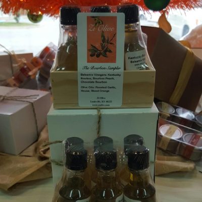 Zi Olive Sampler Box - 6 - 50ML bottles of Olive Oil and Balsamic Vinegar